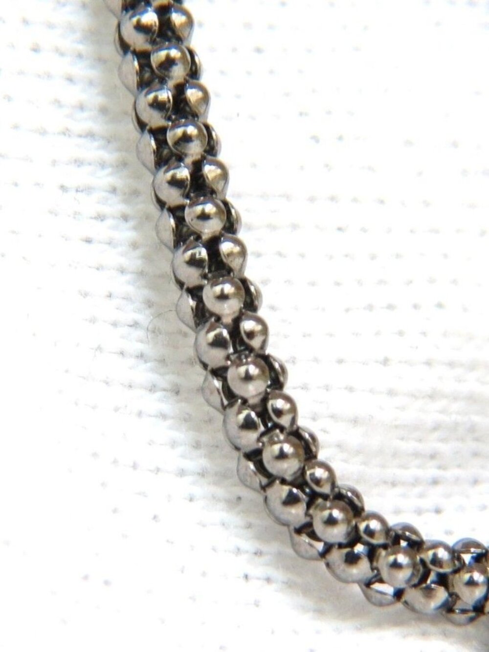 1.54CT DIAMONDS NATURAL FANCY LIGHT BROWN BEADED NECKLACE 14KT* - Picture 5 of 5